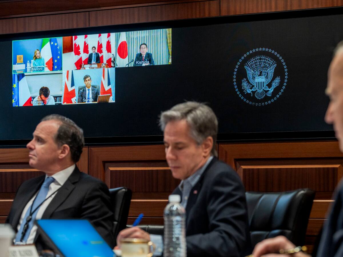 G7 respalda a Israel, critica a Irán, pide moderación y amenaza con "tomar medidas"