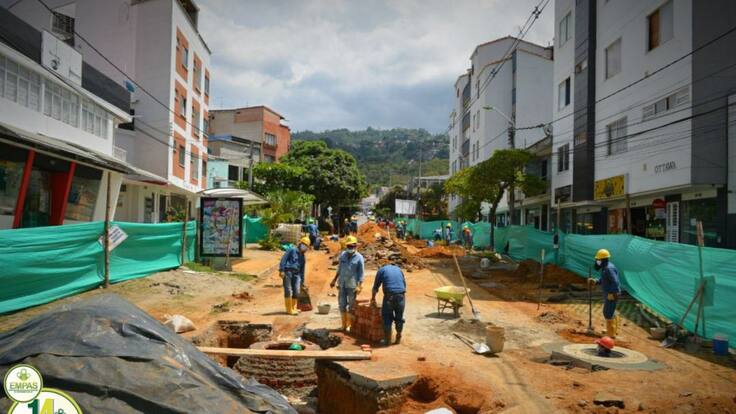 Empas ejecuta trabajos en la carrera 33 con calle 34