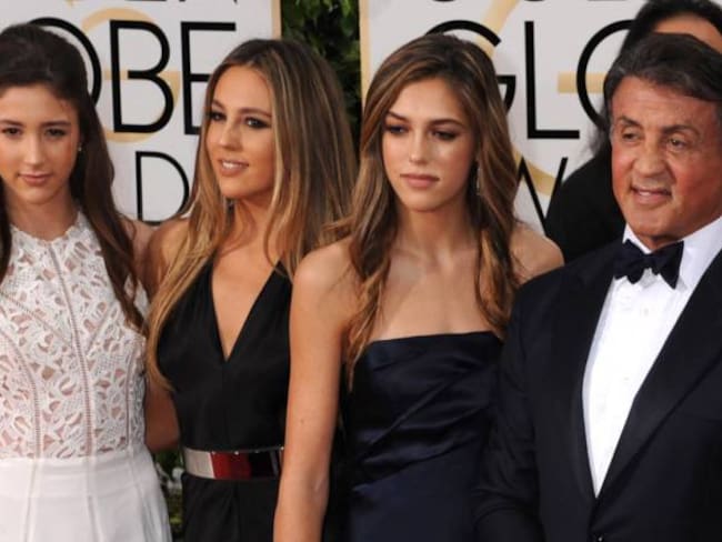 [Fotos] Las hijas de Sylvester Stallone serán Miss Globo de Oro