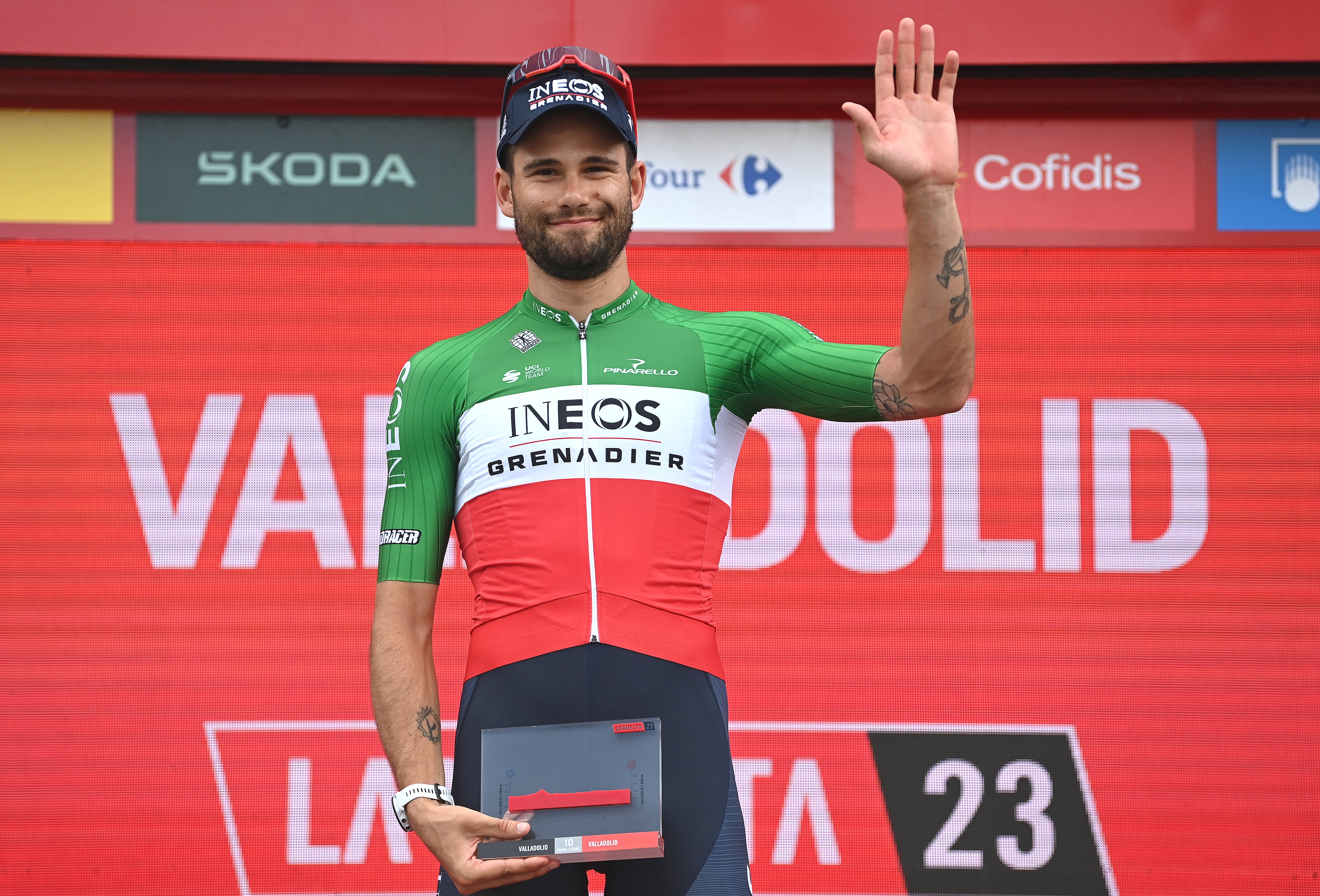 Filippo Ganna se impone en la décima etapa de la Vuelta a España 2023. (Photo by Tim de Waele/Getty Images)
