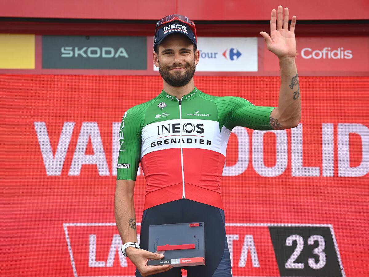 Filippo Gana se impone en la contrarreloj y consigue la décima etapa de la Vuelta a España