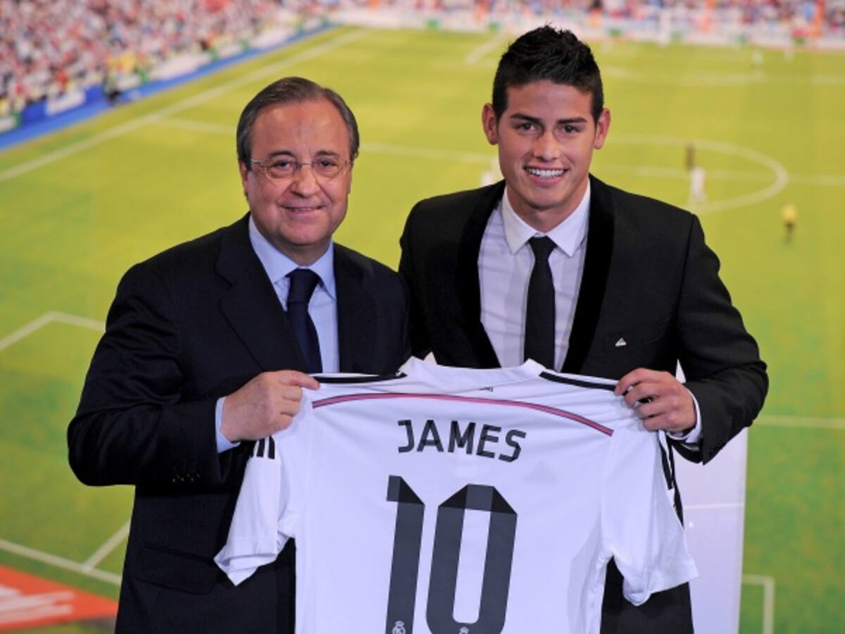 He sentido más las marchas de Morata y James: Florentino Pérez