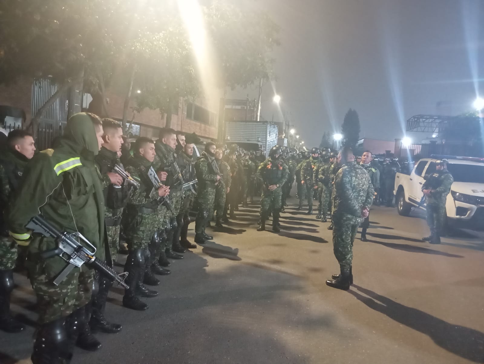 Megaoperativo del CTI de la Fiscalía en Ciudad Bolivar.