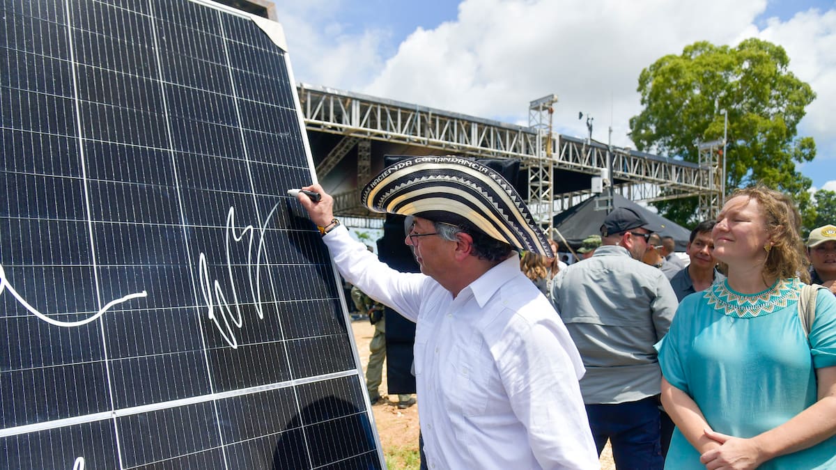 Presidente Petro y Zelestra inauguraron el Parque Solar Fotovoltaico La Unión en Montería