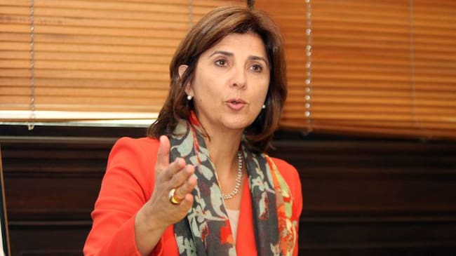 María Ángela Holguín, canciller.