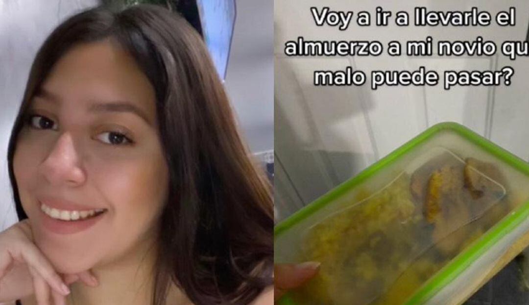 Le fue a llevar la coca del almuerzo y  lo encontró con otra 