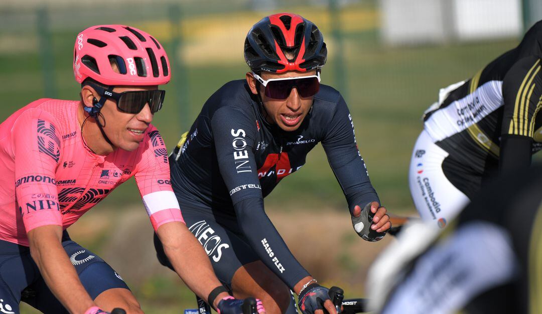 Rigoberto Urán y Egan Bernal