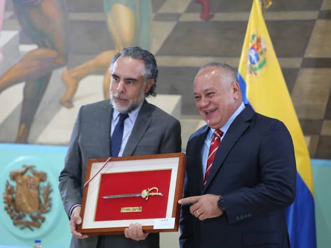 Armando Benedetti con Diosdado Cabello. Foto AN