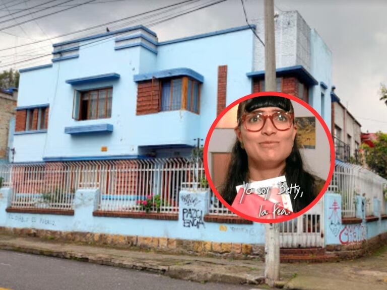 Casa de 'Yo soy Betty, la fea' // Fotos: Google Maps y RCN TV