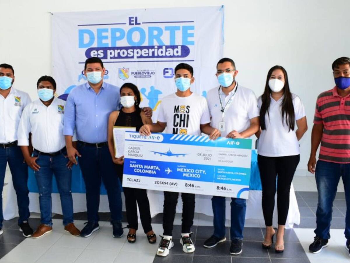 Joven deportista de Puebloviejo viaja a México con apoyo de Air-e
