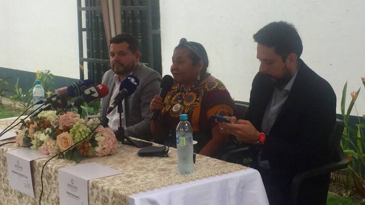 Rigoberta Machú: "Hay que luchar contra la corrupción"