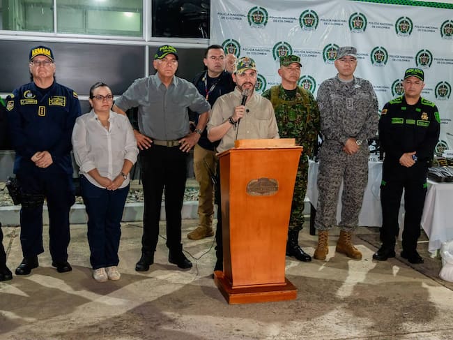 Presidente De la Espriella advierte a las ACSN tras Consejo de Seguridad en Santa Marta.Foto: Gobernación del Magdalena