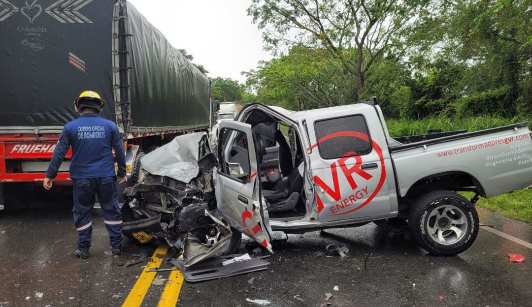 Accidente en la via Ibagué - Alvarado