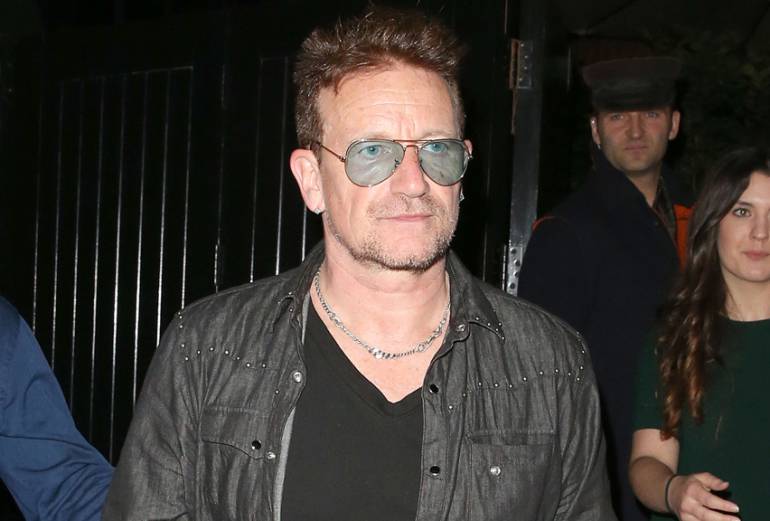 El lider de U2, Bono.