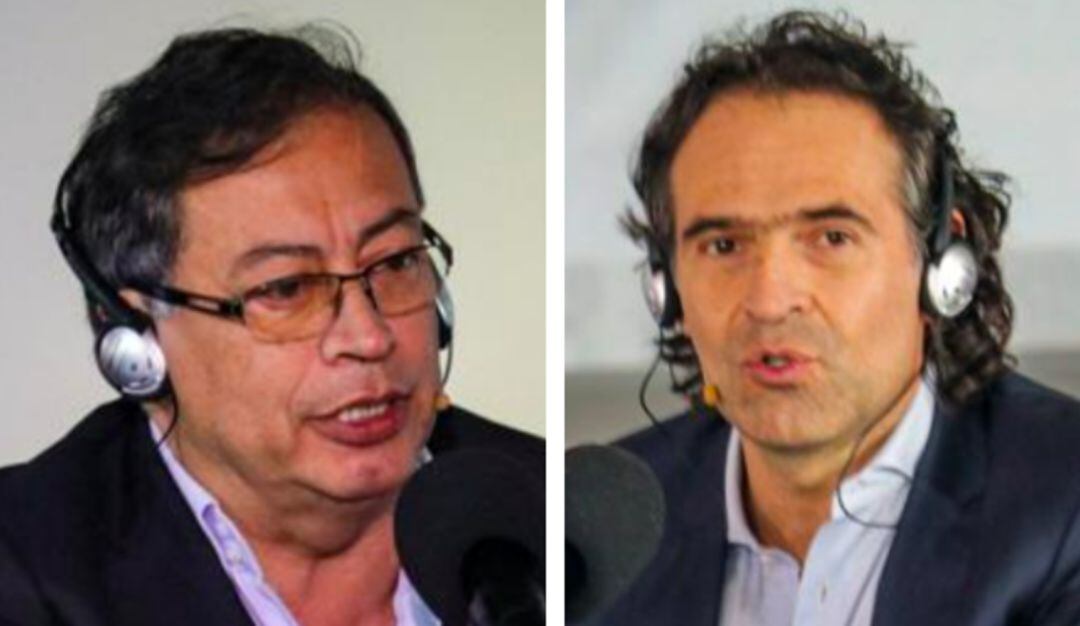 Gustavo Petro y Federico Gutiérrez