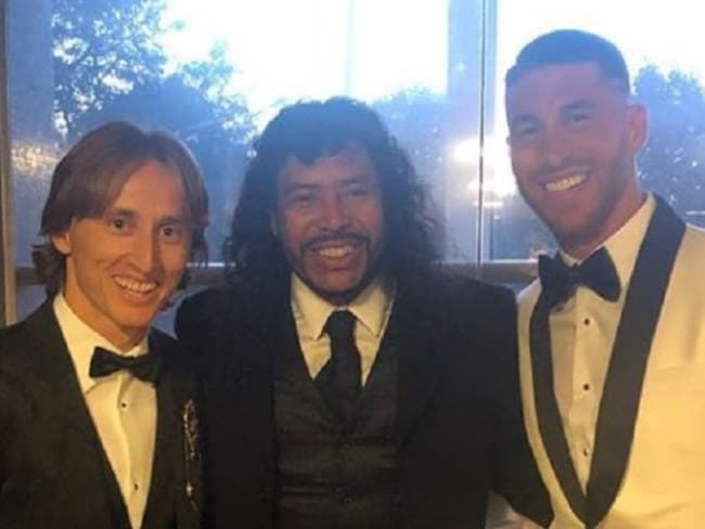 Luka Modric, René Higuita y Sergio Ramos