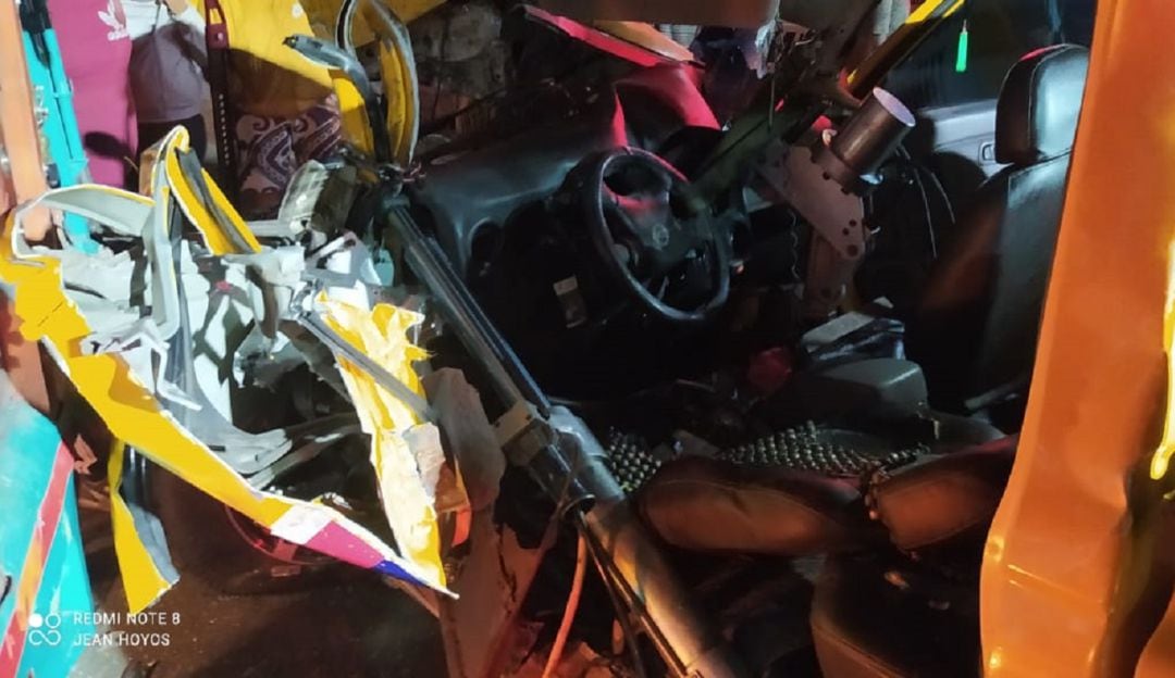 Accidente de tránsito entre Yumbo y Vijes