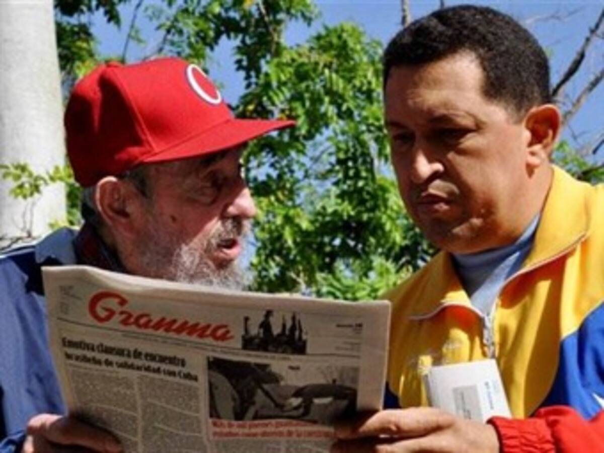 Chávez agradeció a Fidel Castro y al pueblo cubano por el apoyo durante su tratamiento médico