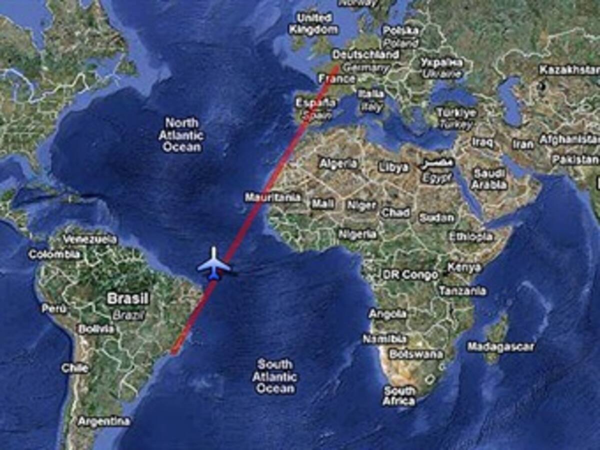 Francia busca en el Atlántico el avión de Air France perdido en una tormenta