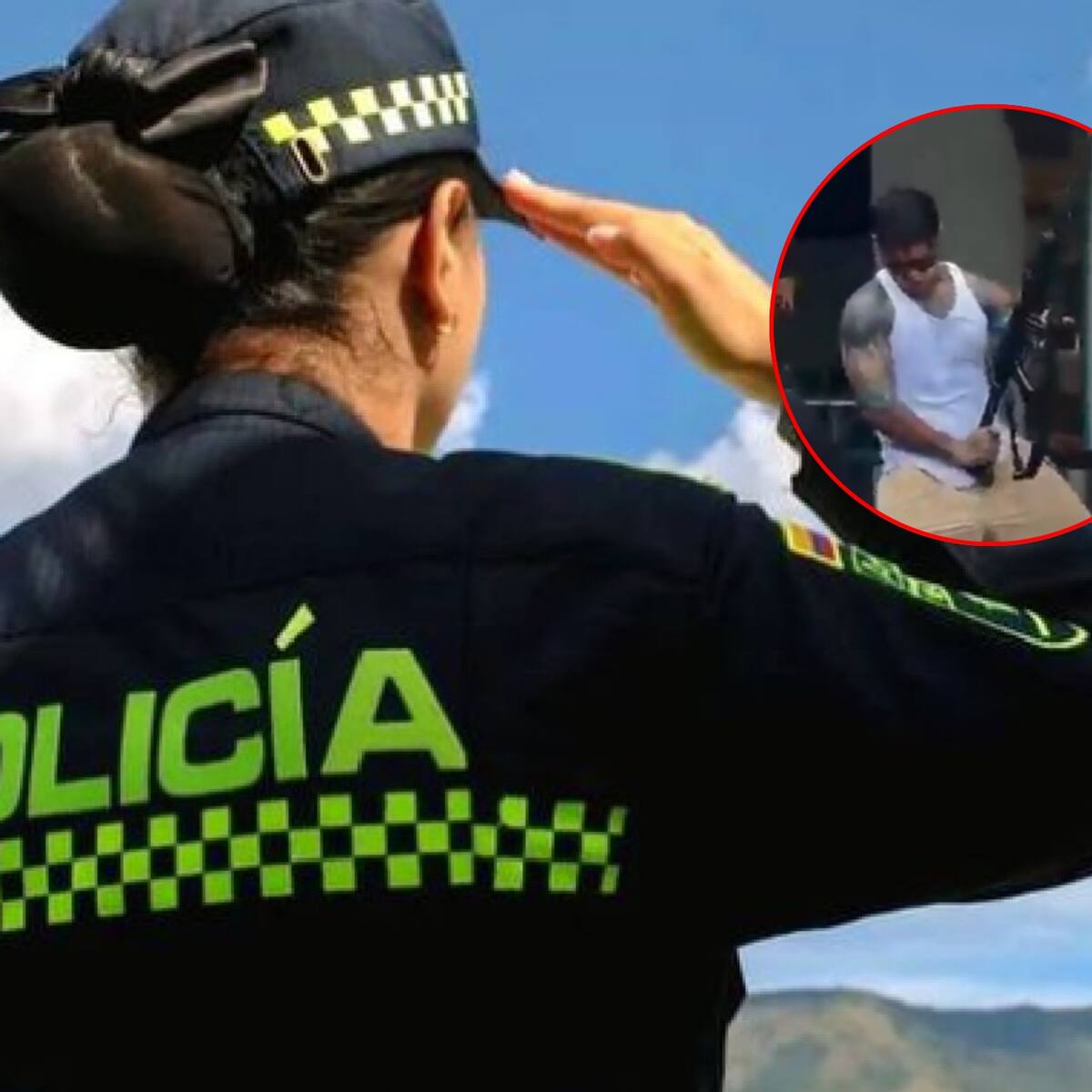 Investigan a auxiliar de Policía tras polémica por fusil que terminó en manos de Yeferson Cossio