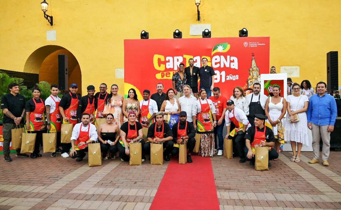 Cartagena inauguró el #PostaChallenge en el marco de su cumpleaños 491