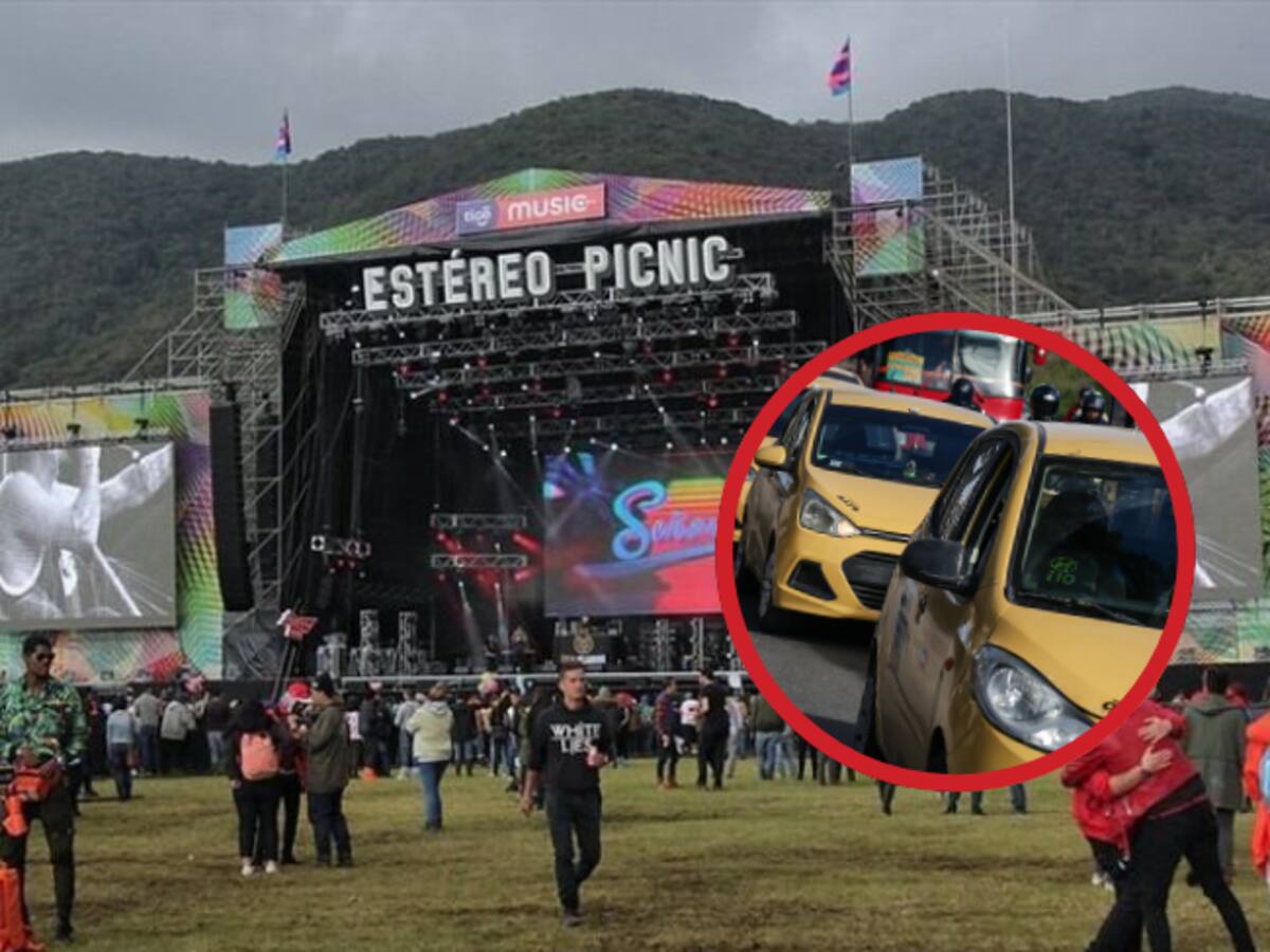 Distrito crea zona segura para tomar taxi a la salida del Festival Estéreo Pícnic en Bogotá