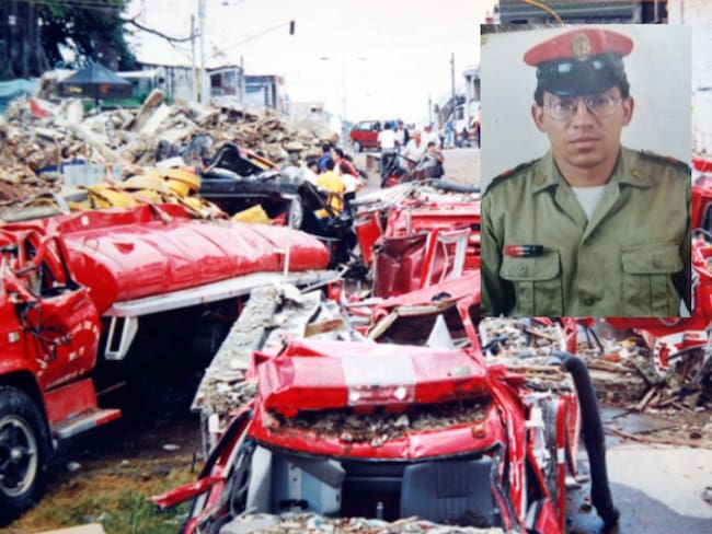 Hija de bombero fallecido en el terremoto del 99 y su testimonio