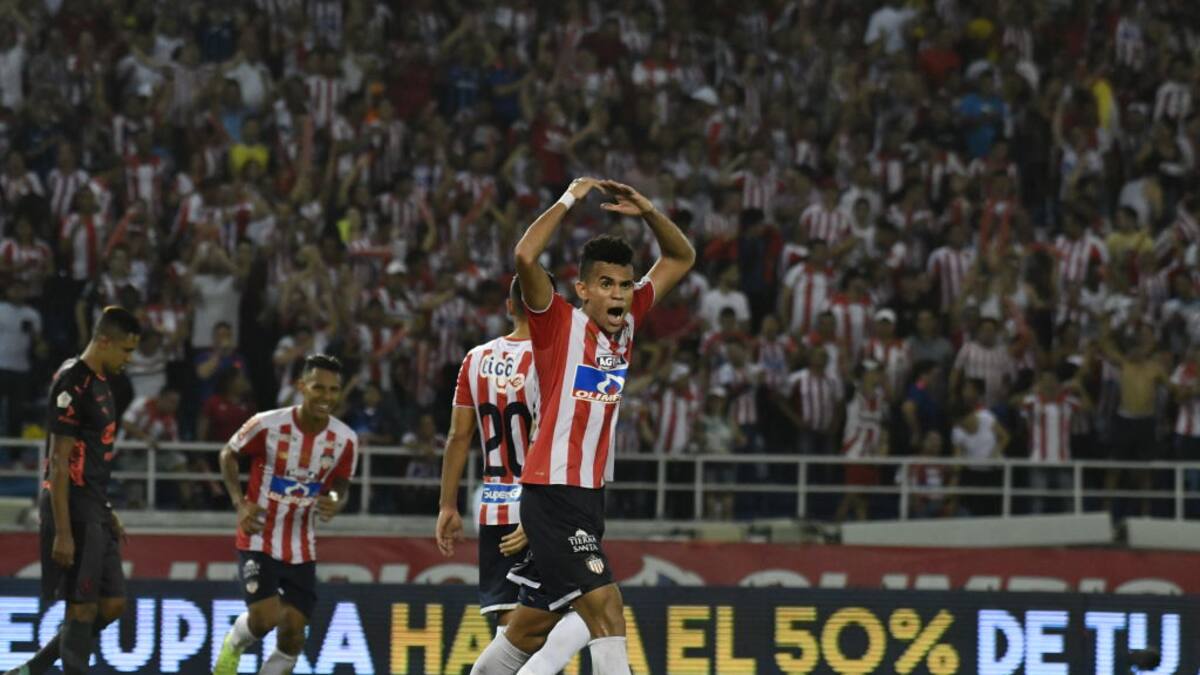 Luis Díaz no esconde su amor por Junior durante la gran final de la Liga