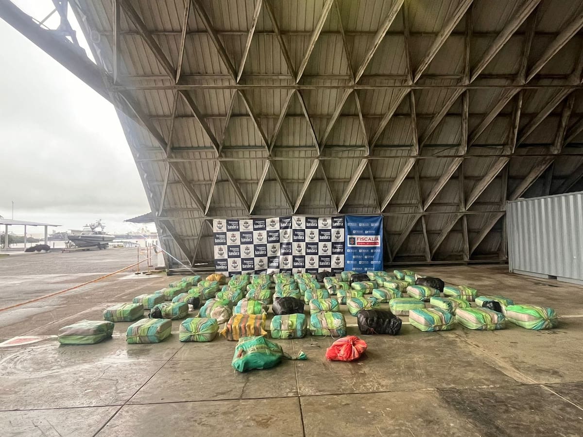 Se realiza primera incautación de droga en el Pacífico colombiano