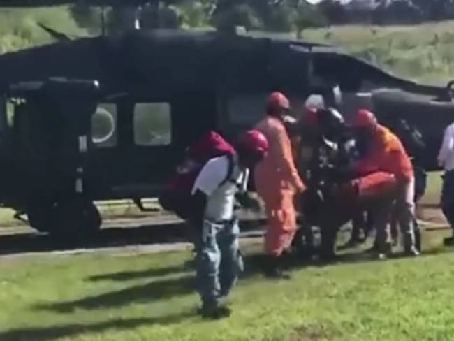 En el Helicóptero de la Fuerza Área fue traslado a Ibagué montañista muerto en el Nevado del Tolima