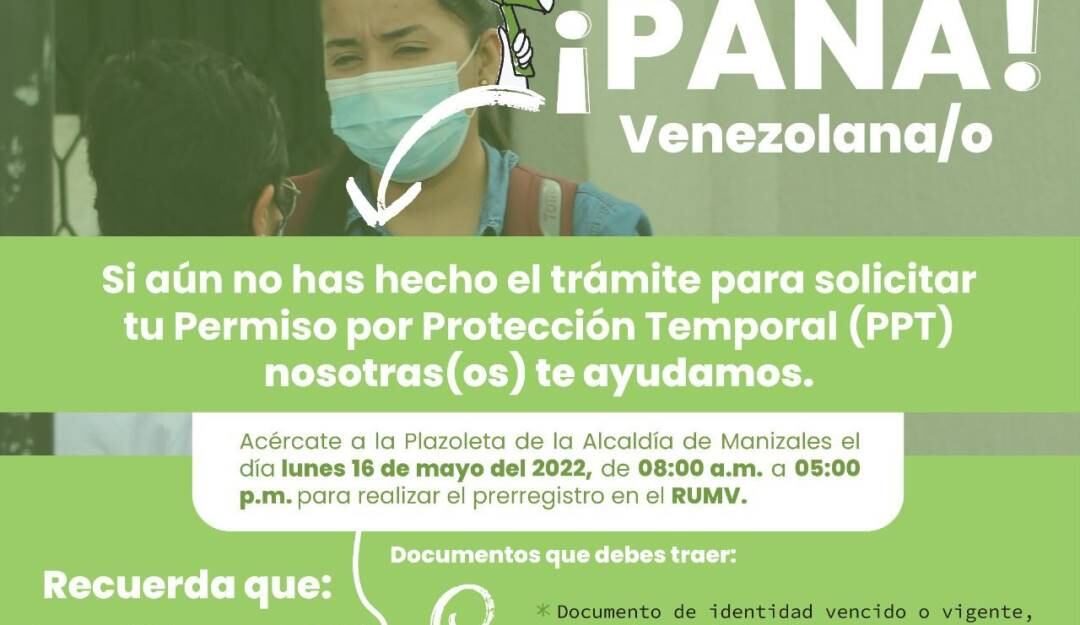 Este lunes jornada con ciudadanos venezolanos. Crédito: Personería de Manizales.