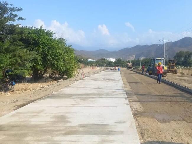 Proyecto vial Bureche Santa Marta, obra que mejorará la movilidad y que va en avance