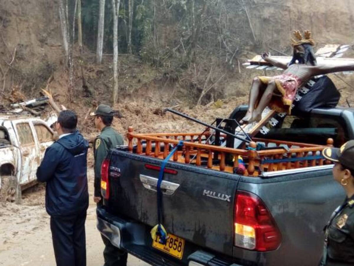 Hasta el Señor de Los Milagros "padeció" para llegar a Cúcuta