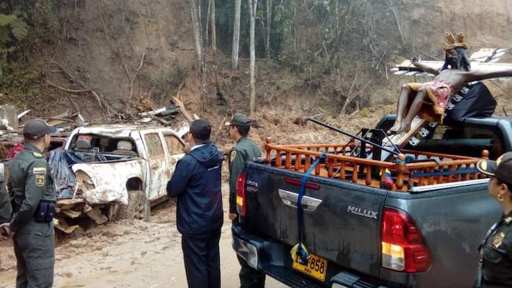 El Señor de los MIlagros tuvo problemas para llegar a Cúcuta