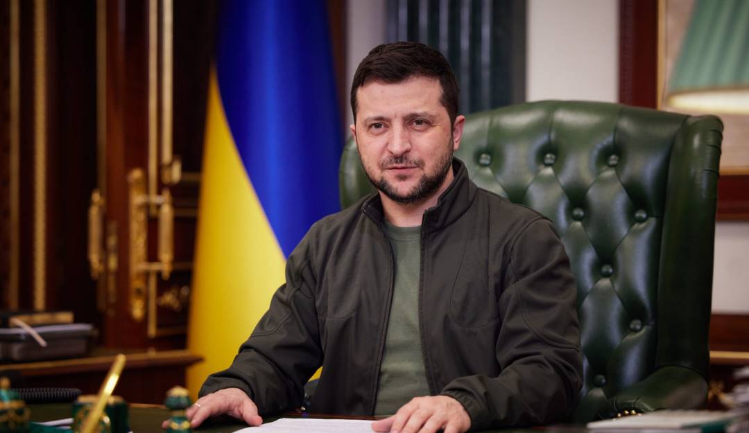 El presidente ucraniano, Volodimir Zelenski.       Foto: Getty 