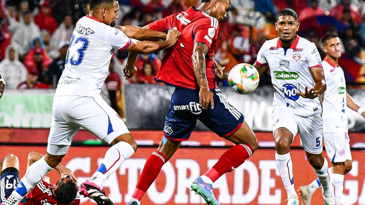 Medellín salva el invicto, tras conseguir un agónico empate con Unión Magdalena