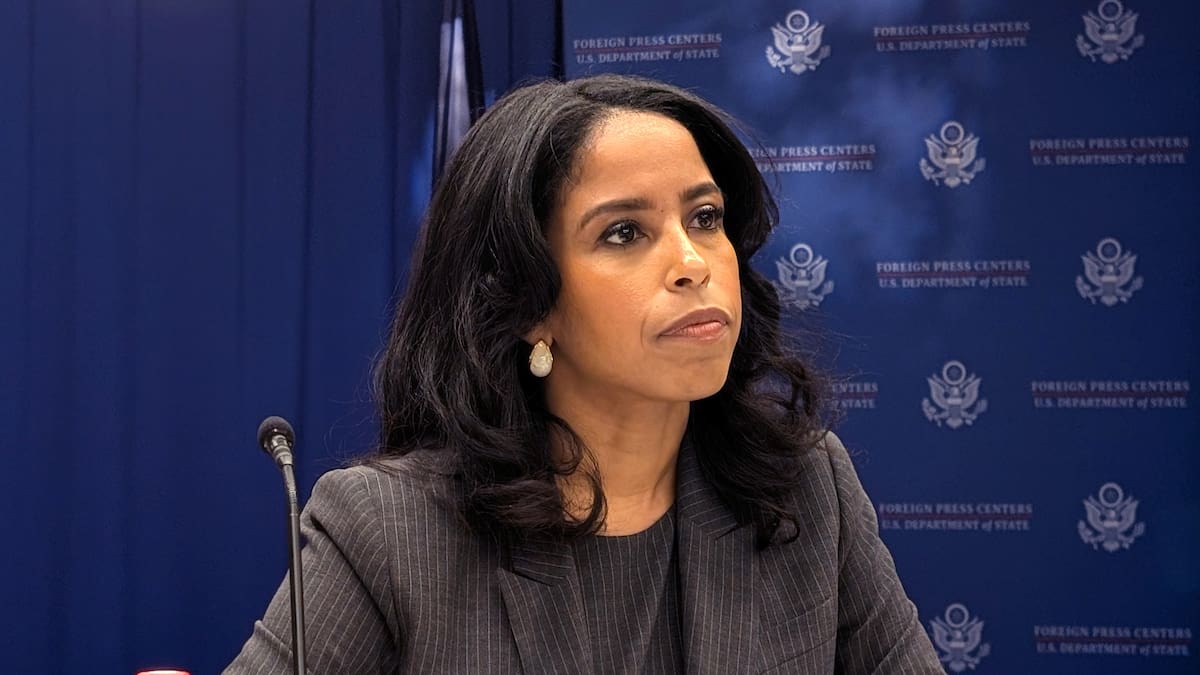 Mignon Houston, portavoz adjunta del Departamento de Estado de EE.UU. habló en La W