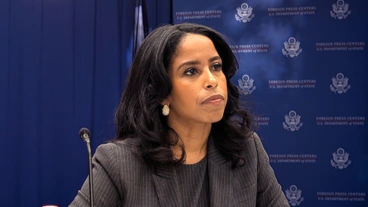 Mignon Houston, portavoz adjunta del Departamento de Estado de EE.UU. habló en La W