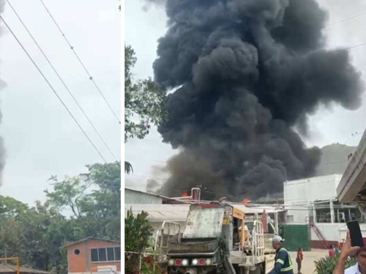 Trabajadores resultaron intoxicados tras incendio en planta de Distraves