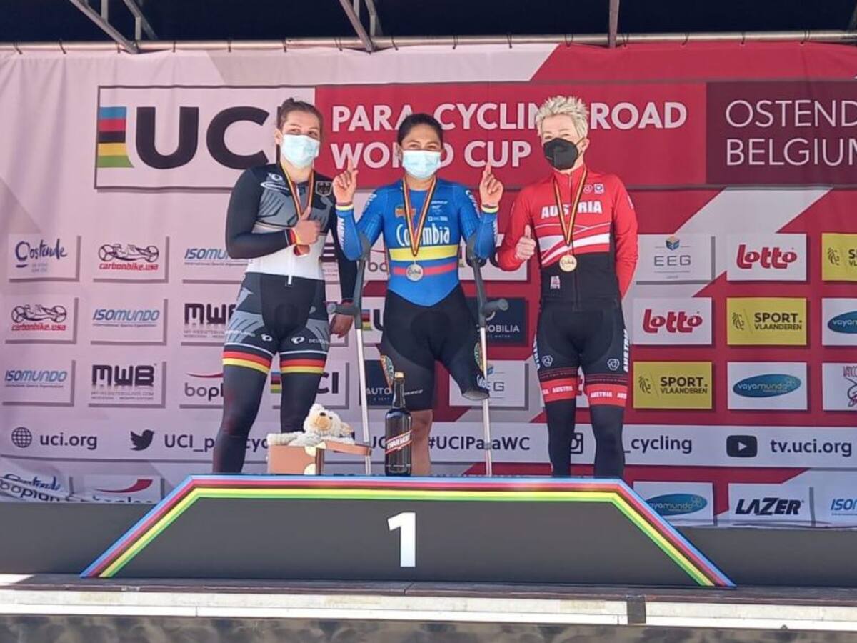 Colombia gana dos medallas de oro en Copa Mundo de Paracycling