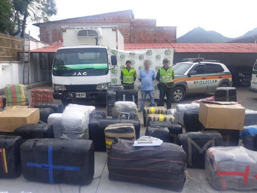 Incautación de marihuana tipo cripy