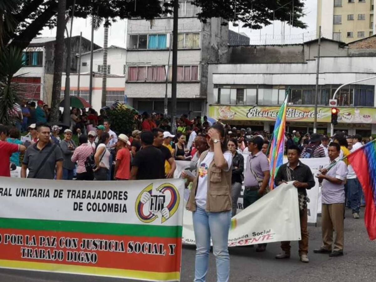 Más de tres mil personas marcharon por las calles de Pereira