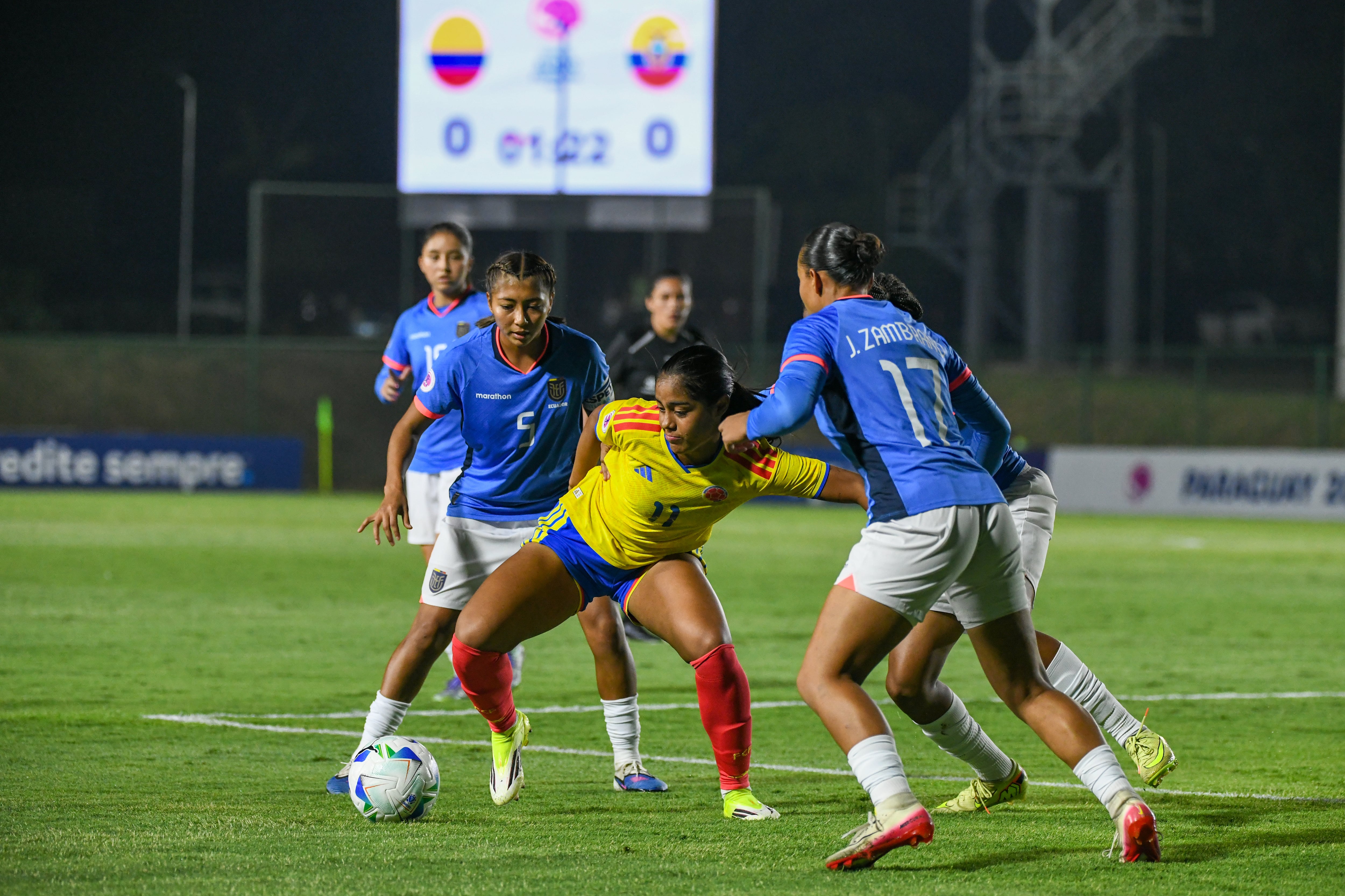 Colombia pierde su invicto en Sudamericano Femenino Sub-20: dura caída con Ecuador en el hexagonal / FCF