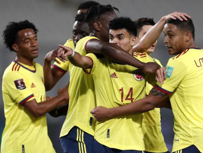 Jugadores de la selección Colombia.