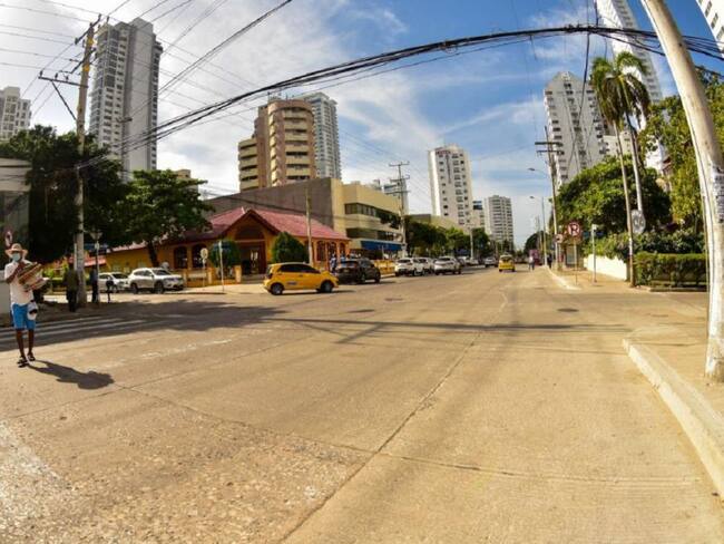 Avenida San Martín en Bocagrande