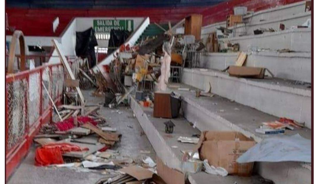 En el coliseo de Sogamoso hurtan libros de la Fundación Casa de la Cultura.