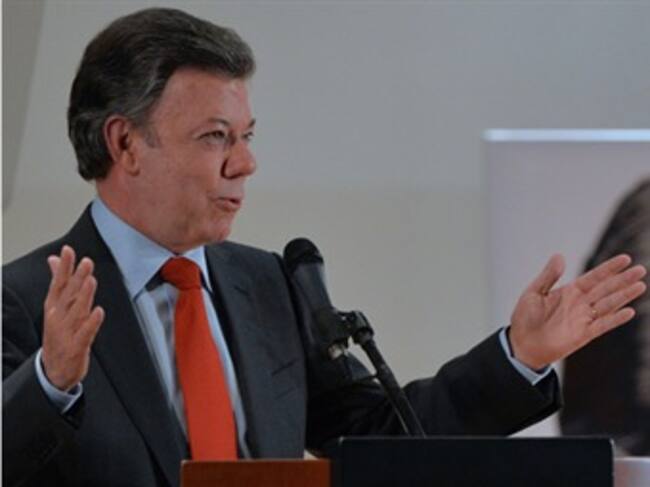 Presidente de la República, Juan Manuel Santos. Foto: Colprensa.