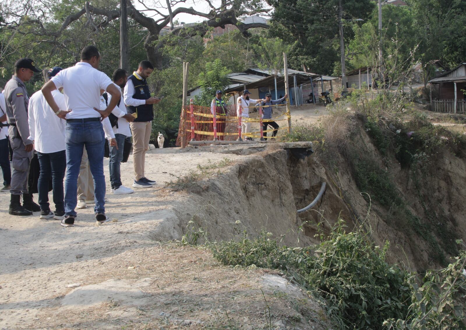 60 familias afectadas por deslizamientos en el sector El Talón de Turbaco