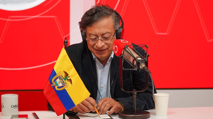 Presidente Gustavo Petro habló en 6AM W