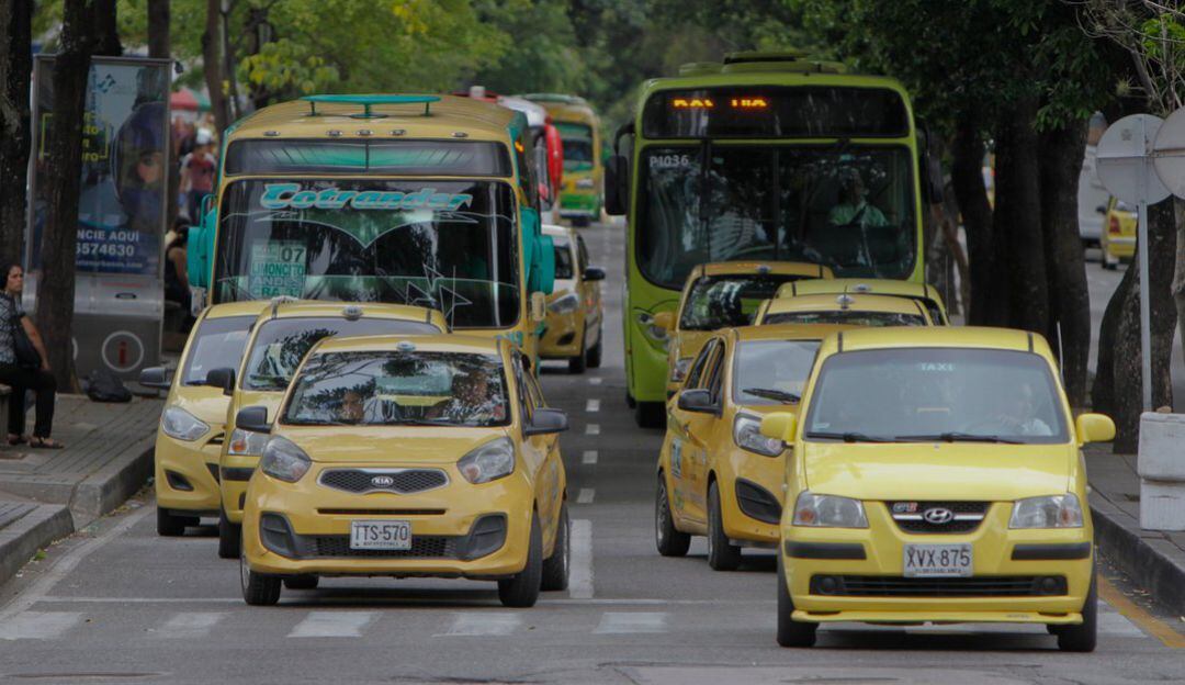 Taxis en Bucaramanga.